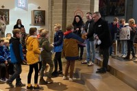 Grundschüler in Kalkar/Niederrhein – Spendenübergabe